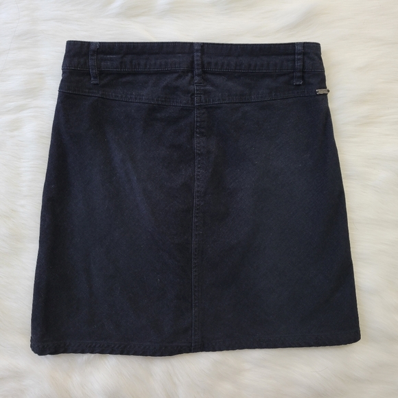 PrAna Trista Corduroy Cord Skirt 0 Black - Picture 3 of 6